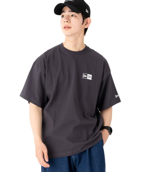 【ニューエラ】オーバーサイズ ロゴ 半袖Tシャツ コットン NEW ERA ニューエラ 半袖Tシャツ オーバーサイズ コットン