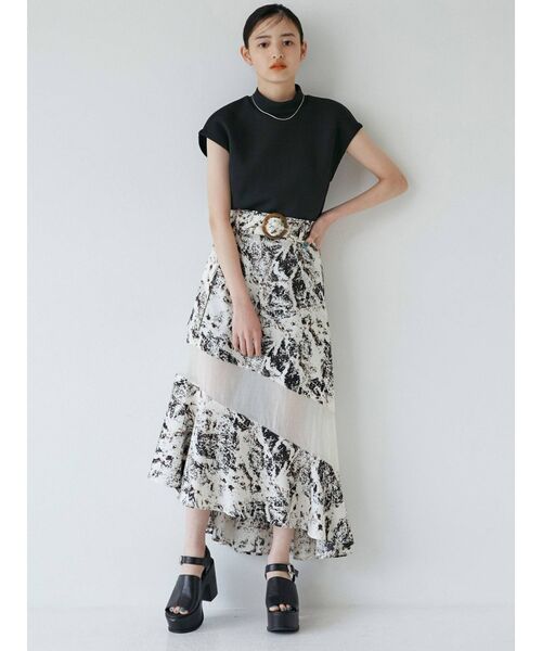 MURUA（ムルーア）の「ウェーブシアーマキシスカート（スカート・レディース・ブラック/その他1・FREE）」の22枚目の写真