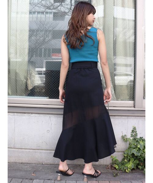 MURUA（ムルーア）の「ウェーブシアーマキシスカート（スカート・レディース・ブラック/その他1・FREE）」の20枚目の写真