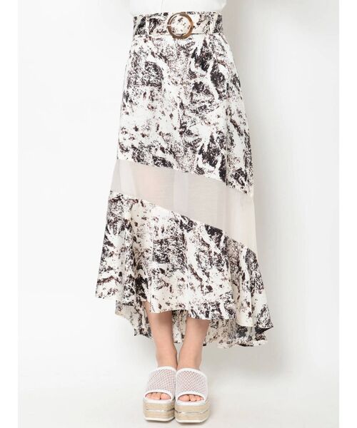 MURUA（ムルーア）の「ウェーブシアーマキシスカート（スカート・レディース・ブラック/その他1・FREE）」の10枚目の写真