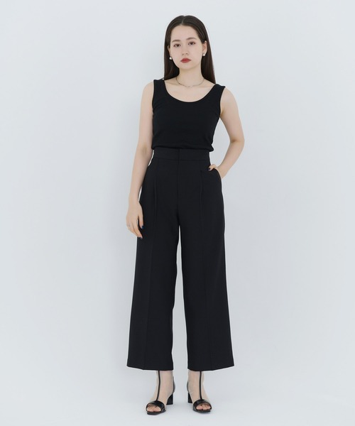 TINA：JOJUN（ティーナジョジュン）の「トタンテレコ タンクトップ TINA：JOJUN（タンクトップ・レディース・スカイブルー/ブラック/ベージュ/グレー/オフホワイト/グリーン・M）」の19枚目の写真