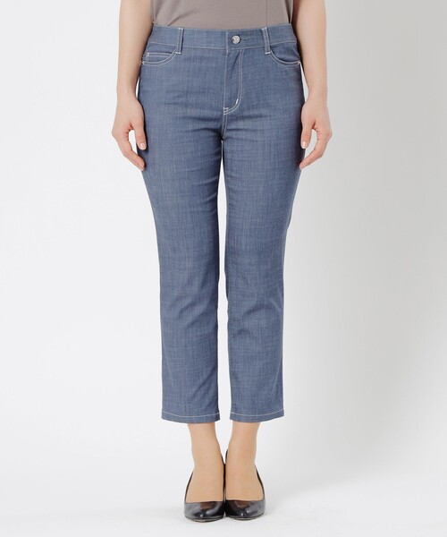 TO BE CHIC(トゥー ビー シック)の「ジニアスラブ デニムパンツ(デニムパンツ・レディース・ダークネイビー/ブラック・38/42/40)」の5枚目の写真