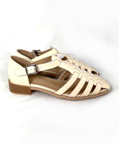 Fabby fabby(ファビィーファビィー)の「グルカサンダル(サンダル・レディース・ブラック/ベージュ/オフホワイト・M/L)」の8枚目の写真