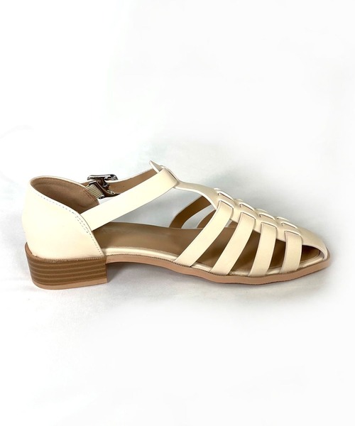 Fabby fabby(ファビィーファビィー)の「グルカサンダル(サンダル・レディース・ブラック/ベージュ/オフホワイト・M/L)」の11枚目の写真