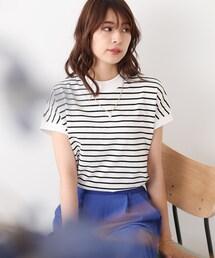 DRESKIP | 【遮熱/接触冷感/UVカット/追加生産】AIR SHIELD フレンチTシャツ(Tシャツ/カットソー)