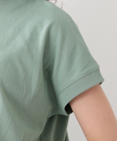 DRESKIP(ドレスキップ)の「◆【遮熱/接触冷感/UVカット/追加生産】AIR SHIELD フレンチTシャツ(Tシャツ/カットソー・レディース・オフホワイト/オリーブ/グレー系その他/ライトグリーン/ライトベージュ/ブラック系2・02/03/04)」の11枚目の写真