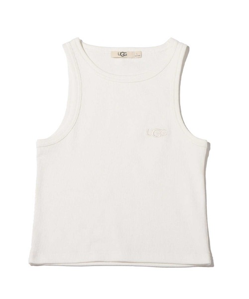 UGG（アグ）の「UGG@mos アメスリタンクトップ / アグ アメスリタンクトップ（タンクトップ・レディース・ホワイト/ブラウン/カーキ・M/L）」の2枚目の写真