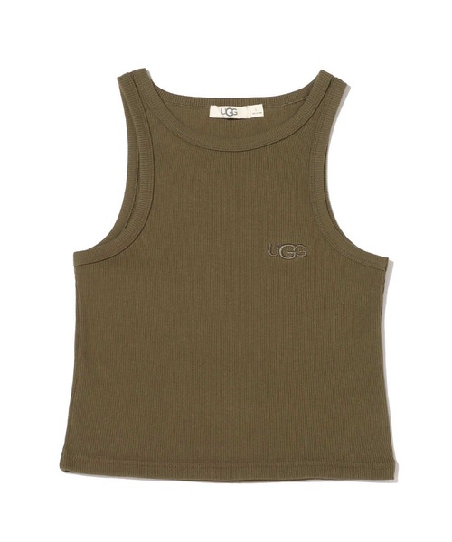 UGG（アグ）の「UGG@mos アメスリタンクトップ / アグ アメスリタンクトップ（タンクトップ・レディース・ホワイト/ブラウン/カーキ・M/L）」の3枚目の写真