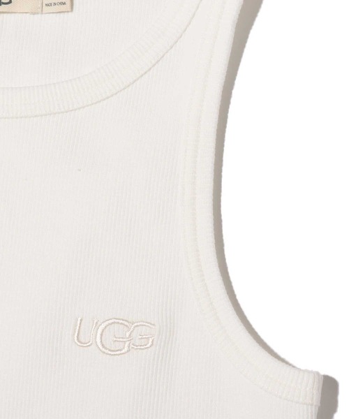 UGG（アグ）の「UGG@mos アメスリタンクトップ / アグ アメスリタンクトップ（タンクトップ・レディース・ホワイト/ブラウン/カーキ・M/L）」の12枚目の写真