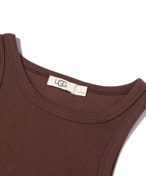 UGG（アグ）の「UGG@mos アメスリタンクトップ / アグ アメスリタンクトップ（タンクトップ・レディース・ホワイト/ブラウン/カーキ・M/L）」の16枚目の写真