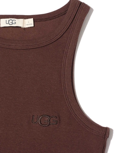 UGG（アグ）の「UGG@mos アメスリタンクトップ / アグ アメスリタンクトップ（タンクトップ・レディース・ホワイト/ブラウン/カーキ・M/L）」の10枚目の写真