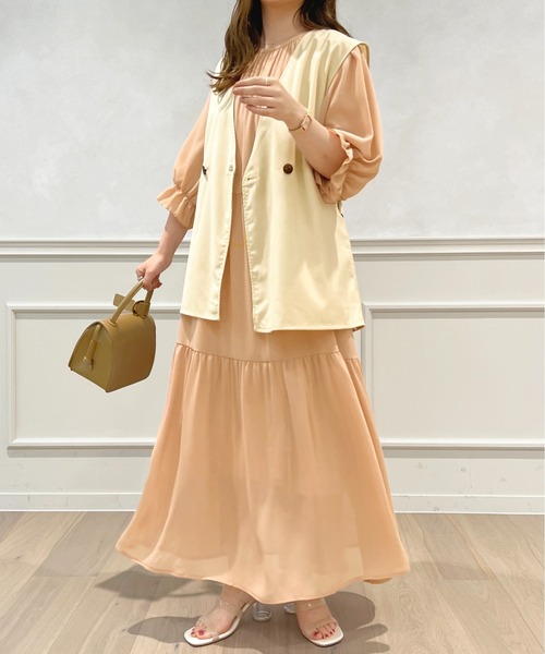 apres jour(アプレジュール)の「リネンライクジレ【ZOZOTOWN限定アイテム】(ベスト・レディース・ベージュ/イエロー/アイボリー・X-LARGE/フリー)」の13枚目の写真