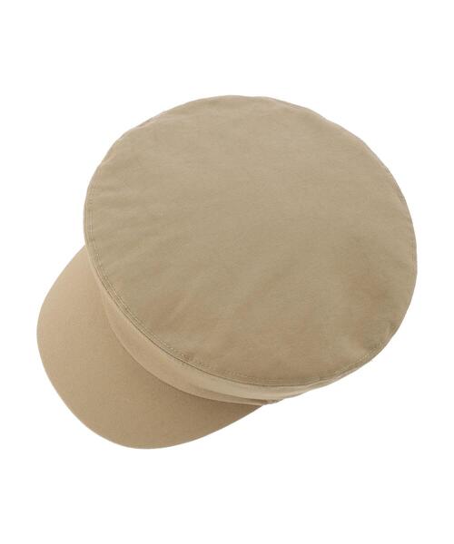 Green Parks(グリーンパークス)の「・ツイルマリンキャップ(キャップ・レディース・ベージュ/ブラック・FREE)」の8枚目の写真