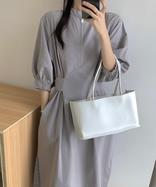 Doula Doula(ドゥーラドゥーラ)の「ネックが選べる!ウエストマークワンピース(ワンピース・レディース・ブラック/ブラック系その他/グレー/グレー系その他/ベージュ/ベージュ系その他/モカ/ブラウン系その他・FREE)」の12枚目の写真