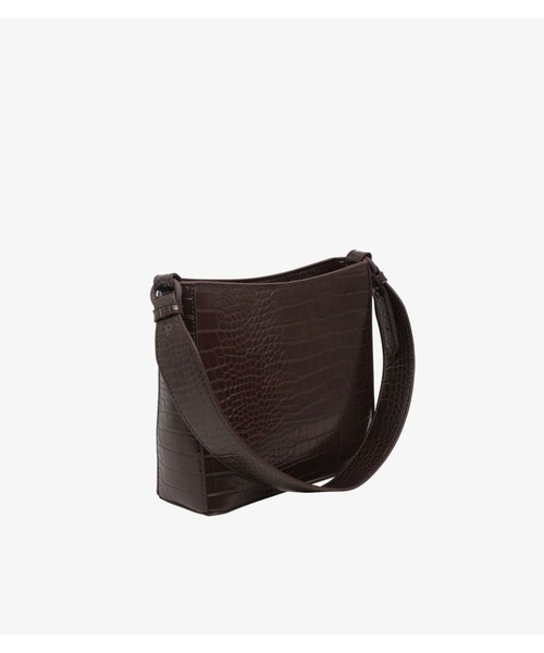 bonjour records(ボンジュールレコーズ)の「【HVISK/ヴィスク】AMBLE SMALL MATTE CROCO BAG アンブルスモールマットクロコバッグ(ハンドバッグ・レディース・バーガンディー/ピンク・FREE)」の4枚目の写真