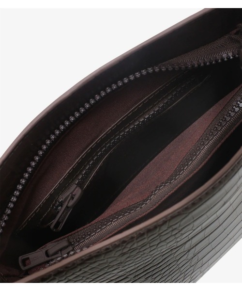 bonjour records(ボンジュールレコーズ)の「【HVISK/ヴィスク】AMBLE SMALL MATTE CROCO BAG アンブルスモールマットクロコバッグ(ハンドバッグ・レディース・バーガンディー/ピンク・FREE)」の6枚目の写真