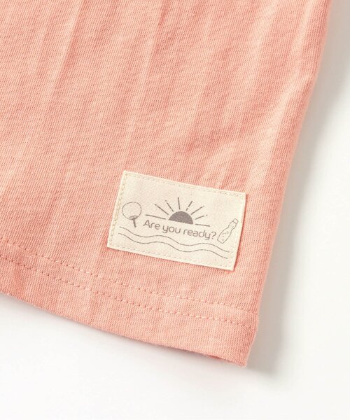 apres les cours（アプレレクール）の「サマーモチーフTシャツ（Tシャツ/カットソー・キッズ・ブルー/ピンク/ミント/オフホワイト/オレンジ/イエロー・120/90/80/130/110/100/140）」の18枚目の写真