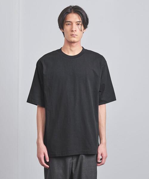 BLUE(ブルー)の「<BLUE> ドロップショルダー クルーネックTシャツ(Tシャツ/カットソー・メンズ・ホワイト/ブラック/オレンジ/コバルトブルー・S/M/L/XL)」の5枚目の写真
