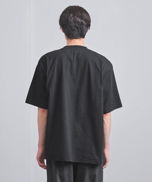 BLUE(ブルー)の「<BLUE> ドロップショルダー クルーネックTシャツ(Tシャツ/カットソー・メンズ・ホワイト/ブラック/オレンジ/コバルトブルー・S/M/L/XL)」の7枚目の写真