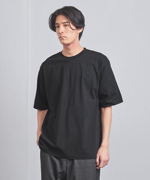 BLUE(ブルー)の「<BLUE> ドロップショルダー クルーネックTシャツ(Tシャツ/カットソー・メンズ・ホワイト/ブラック/オレンジ/コバルトブルー・S/M/L/XL)」の8枚目の写真