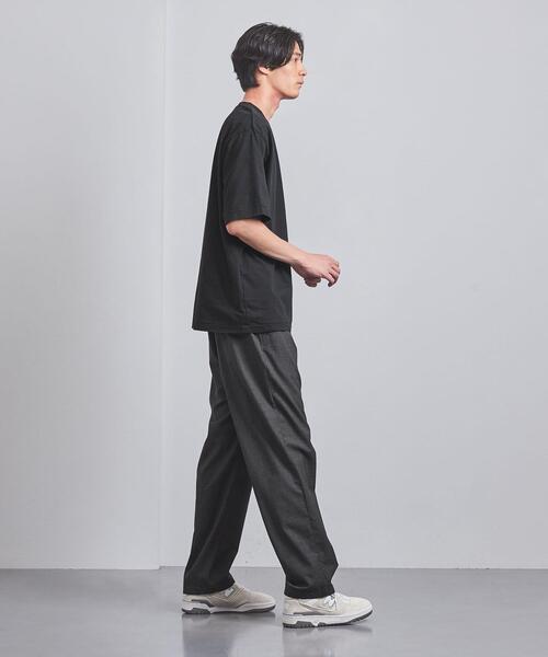 BLUE(ブルー)の「<BLUE> ドロップショルダー クルーネックTシャツ(Tシャツ/カットソー・メンズ・ホワイト/ブラック/オレンジ/コバルトブルー・S/M/L/XL)」の10枚目の写真