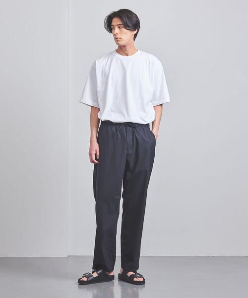 BLUE(ブルー)の「<BLUE> ドロップショルダー クルーネックTシャツ(Tシャツ/カットソー・メンズ・ホワイト/ブラック/オレンジ/コバルトブルー・S/M/L/XL)」の14枚目の写真