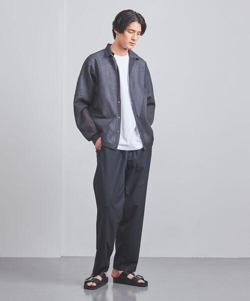 BLUE(ブルー)の「<BLUE> ドロップショルダー クルーネックTシャツ(Tシャツ/カットソー・メンズ・ホワイト/ブラック/オレンジ/コバルトブルー・S/M/L/XL)」の18枚目の写真