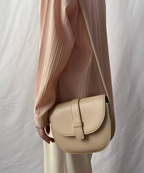 CLEA（クレア）の「アースカラーフラップショルダーバッグ（ショルダーバッグ・レディース・グリーン/アイボリー/キャメル・FREE）」の16枚目の写真