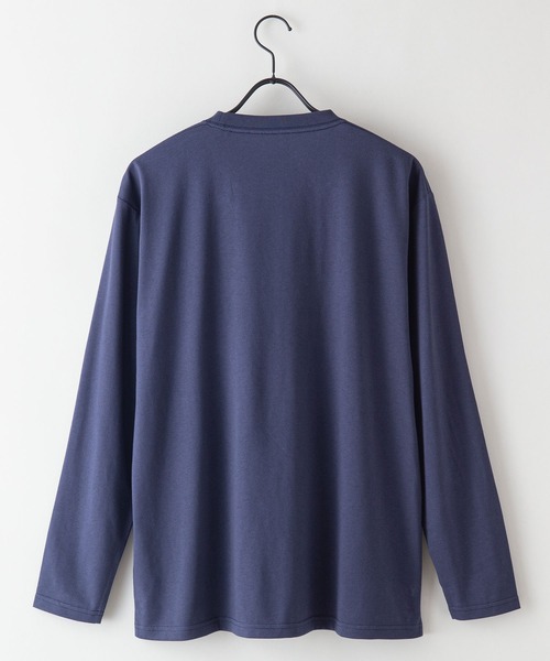 Blue Standard (ブルースタンダード)の「【BLUE STANDARD/ブルースタンダード】ZEROSTAIN ゼロステイン 汗染みの目立ちにくいTシャツ クルーネックロンT UVカット 撥水性 汗シミ防止加工(Tシャツ/カットソー・メンズ・ホワイト/ブラック/ネイビー/オリーブ/杢グレー・MEDIUM/LARGE/X-LARGE)」の17枚目の写真