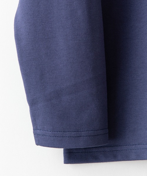 Blue Standard (ブルースタンダード)の「【BLUE STANDARD/ブルースタンダード】ZEROSTAIN ゼロステイン 汗染みの目立ちにくいTシャツ クルーネックロンT UVカット 撥水性 汗シミ防止加工(Tシャツ/カットソー・メンズ・ホワイト/ブラック/ネイビー/オリーブ/杢グレー・MEDIUM/LARGE/X-LARGE)」の19枚目の写真