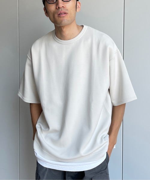 CPCM(シーピーシーエム)の「ダンボールBIGT(Tシャツ/カットソー・メンズ・チャコールグレー/グレー/オフホワイト/グレイッシュベージュ・MEDIUM/LARGE)」の7枚目の写真