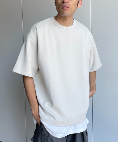 CPCM(シーピーシーエム)の「ダンボールBIGT(Tシャツ/カットソー・メンズ・チャコールグレー/グレー/オフホワイト/グレイッシュベージュ・MEDIUM/LARGE)」の6枚目の写真