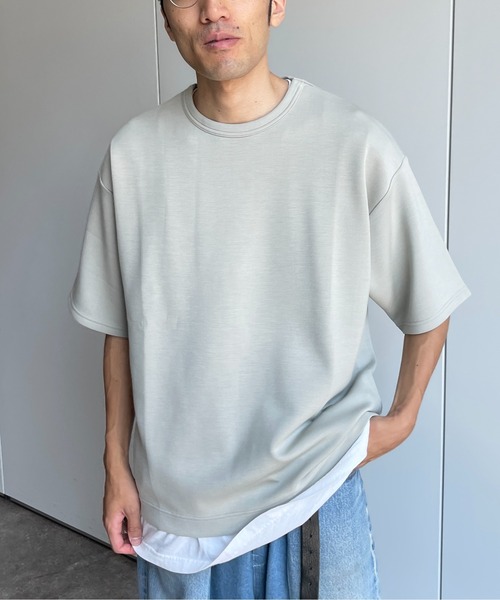 CPCM(シーピーシーエム)の「ダンボールBIGT(Tシャツ/カットソー・メンズ・チャコールグレー/グレー/オフホワイト/グレイッシュベージュ・MEDIUM/LARGE)」の8枚目の写真