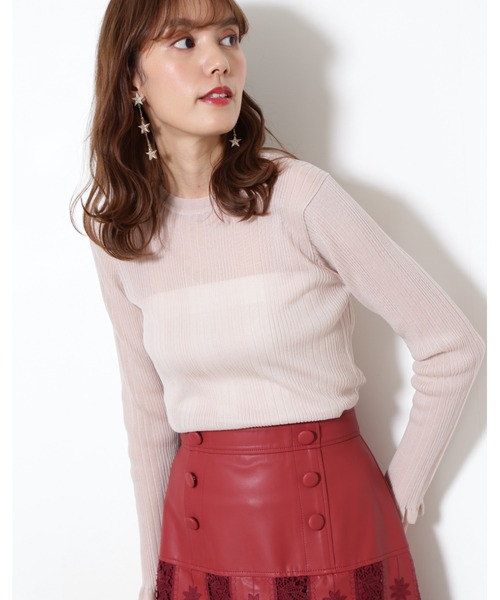 ニット セーター Jillstuart ジルスチュアート のニット セーター シアーリブニット 092 を購入できます Jillstuart シアーリブニット ニット セーター Jillstuart ジルスチュアート のファッション 販売買蔵