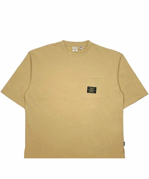 MFC STORE(エムエフシーストア)の「Goodwear x MFC STORE MIL TAG 5SLEEVE WQ BIG TEE(Tシャツ/カットソー・メンズ・ネイビー/ベージュ/グリーン系その他/グレー系・M/XL/L)」の1枚目の写真