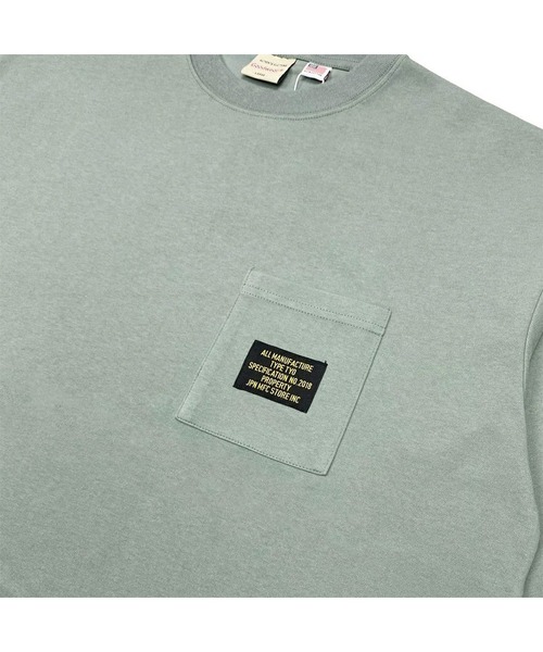 MFC STORE(エムエフシーストア)の「Goodwear x MFC STORE MIL TAG 5SLEEVE WQ BIG TEE(Tシャツ/カットソー・メンズ・ネイビー/ベージュ/グリーン系その他/グレー系・M/XL/L)」の9枚目の写真
