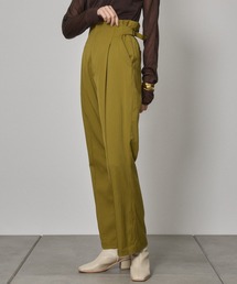 PUBLIC TOKYO | 【セットアップ対応】ピンタックセミフレアパンツ/ウォッシャブル(スラックス)