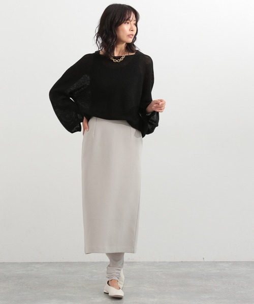 BARNYARDSTORM（バンヤードストーム）の「BARNYARDSTORM / シアーレギンスSETスカート（スカート・レディース・ブラック/グレイッシュベージュ・1/0）」の3枚目の写真