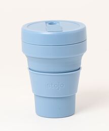 ACCOMMODE（アコモデ）の「stojo POCKET-CUP　スチールブルー　355ml（グラス/マグカップ/タンブラー）」