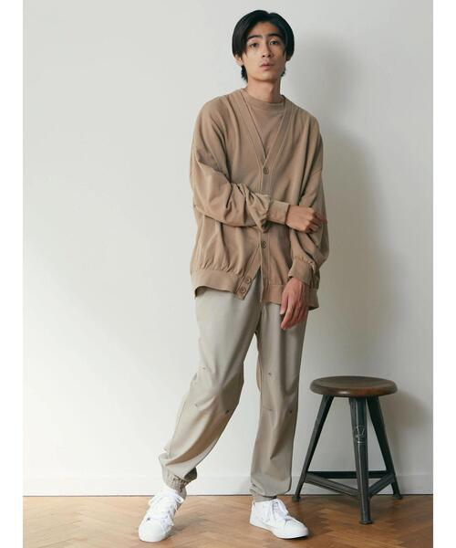 CRAFT STANDARD BOUTIQUE（クラフトスタンダードブティック）の「【BIG】ピグメントダイワイドスリーブTEE　＊（Tシャツ/カットソー・メンズ・ライトグレー/チャコールグレー/ライトブラウン・M/L）」の11枚目の写真