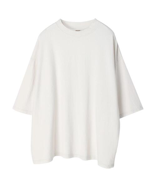 CRAFT STANDARD BOUTIQUE（クラフトスタンダードブティック）の「【BIG】ピグメントダイワイドスリーブTEE　＊（Tシャツ/カットソー・メンズ・ライトグレー/チャコールグレー/ライトブラウン・M/L）」の22枚目の写真