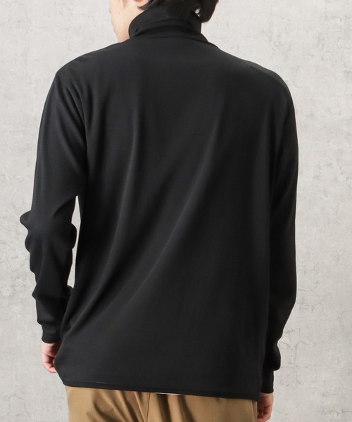 NAVY（ネイビー）の「NAVY スムースタートルネック ロングスリーブTシャツ（Tシャツ/カットソー・メンズ・グレイッシュベージュ/ブルー/チャコール/ホワイト/ブラック・XL/L/S/M）」の19枚目の写真