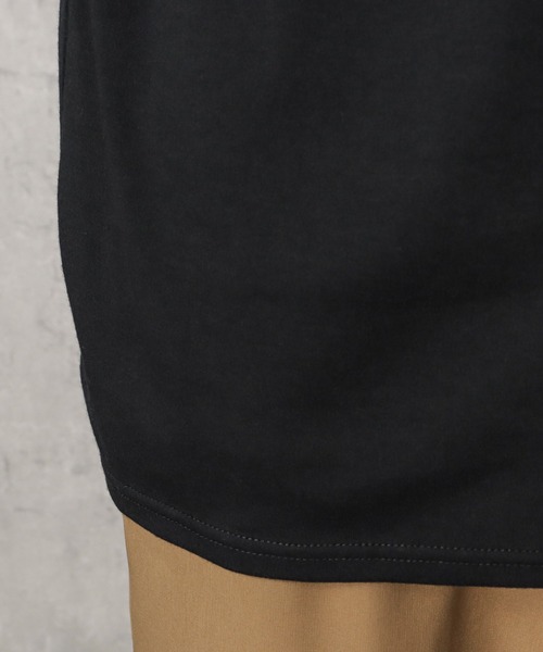 NAVY（ネイビー）の「NAVY スムースタートルネック ロングスリーブTシャツ（Tシャツ/カットソー・メンズ・グレイッシュベージュ/ブルー/チャコール/ホワイト/ブラック・XL/L/S/M）」の22枚目の写真