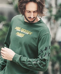 qwerty（クワーティ）の「mlt3983-Saint QXXXXX LS TEE Tシャツ（Tシャツ/カットソー）」
