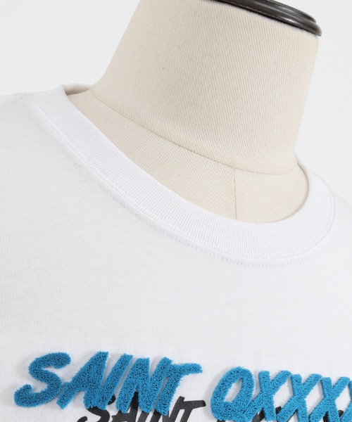 qwerty(クワーティ)の「mlt3983-Saint QXXXXX LS TEE Tシャツ(Tシャツ/カットソー・メンズ・ダークグリーン/ブラック/ホワイト・M/L/XL)」の22枚目の写真