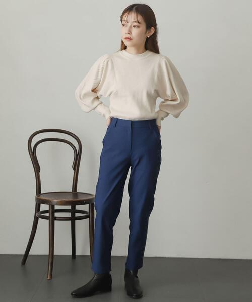 SENSE OF PLACE by URBAN RESEARCH（センスオブプレイスバイアーバンリサーチ）の「『TALLサイズあり』ストレッチスリムテーパードパンツ（その他パンツ・レディース・ブラック/ブルー/ライトベージュ/ブラウン/グリーン・SMALL/MEDIUM/LARGE/X-SMALL/TALL）」の21枚目の写真