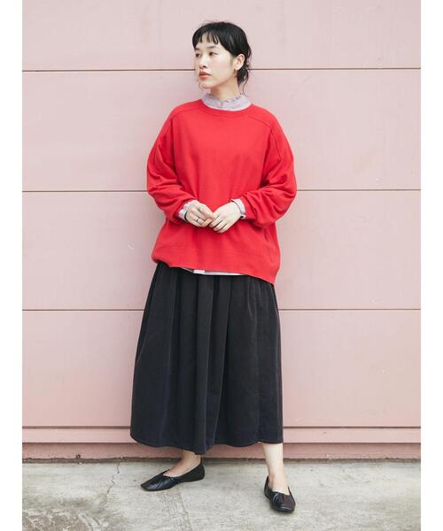 CRAFT STANDARD BOUTIQUE(クラフトスタンダードブティック)の「コーデュロイタックスカート *◆(スカート・レディース・チャコールグレー/マスタード・M/L)」の20枚目の写真