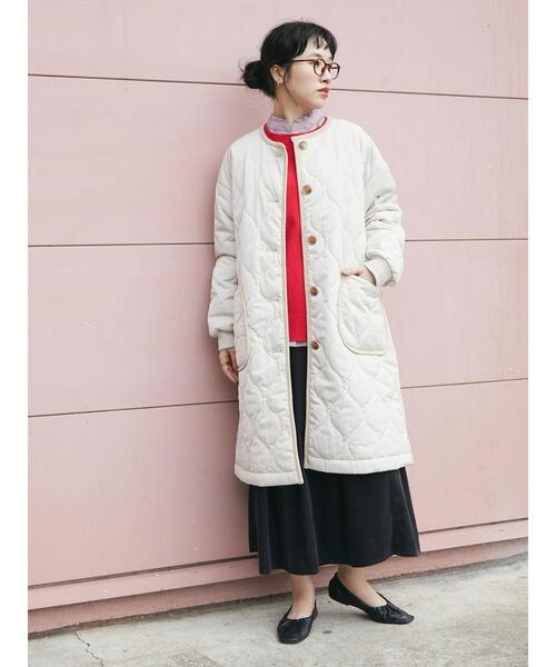 CRAFT STANDARD BOUTIQUE(クラフトスタンダードブティック)の「コーデュロイタックスカート *◆(スカート・レディース・チャコールグレー/マスタード・M/L)」の22枚目の写真