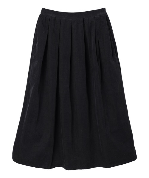 CRAFT STANDARD BOUTIQUE(クラフトスタンダードブティック)の「コーデュロイタックスカート *◆(スカート・レディース・チャコールグレー/マスタード・M/L)」の8枚目の写真