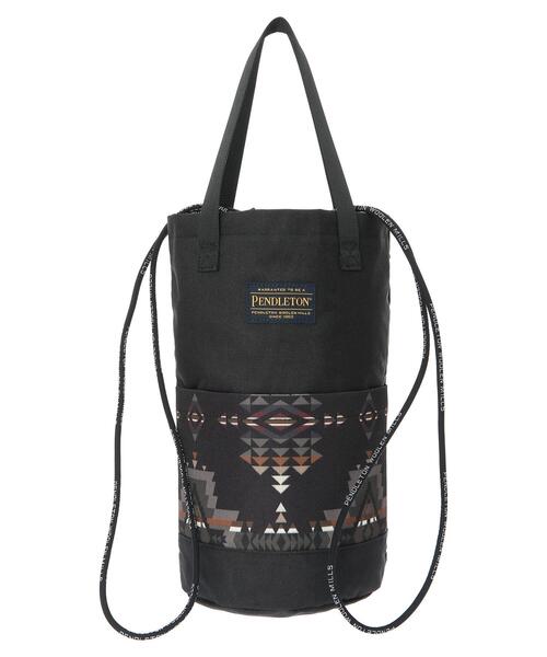 Green　Parks（グリーンパークス）の「■別注PENDLETON ランタンバッグ（トートバッグ・レディース・ブラック/ブラウン・FREE）」の9枚目の写真